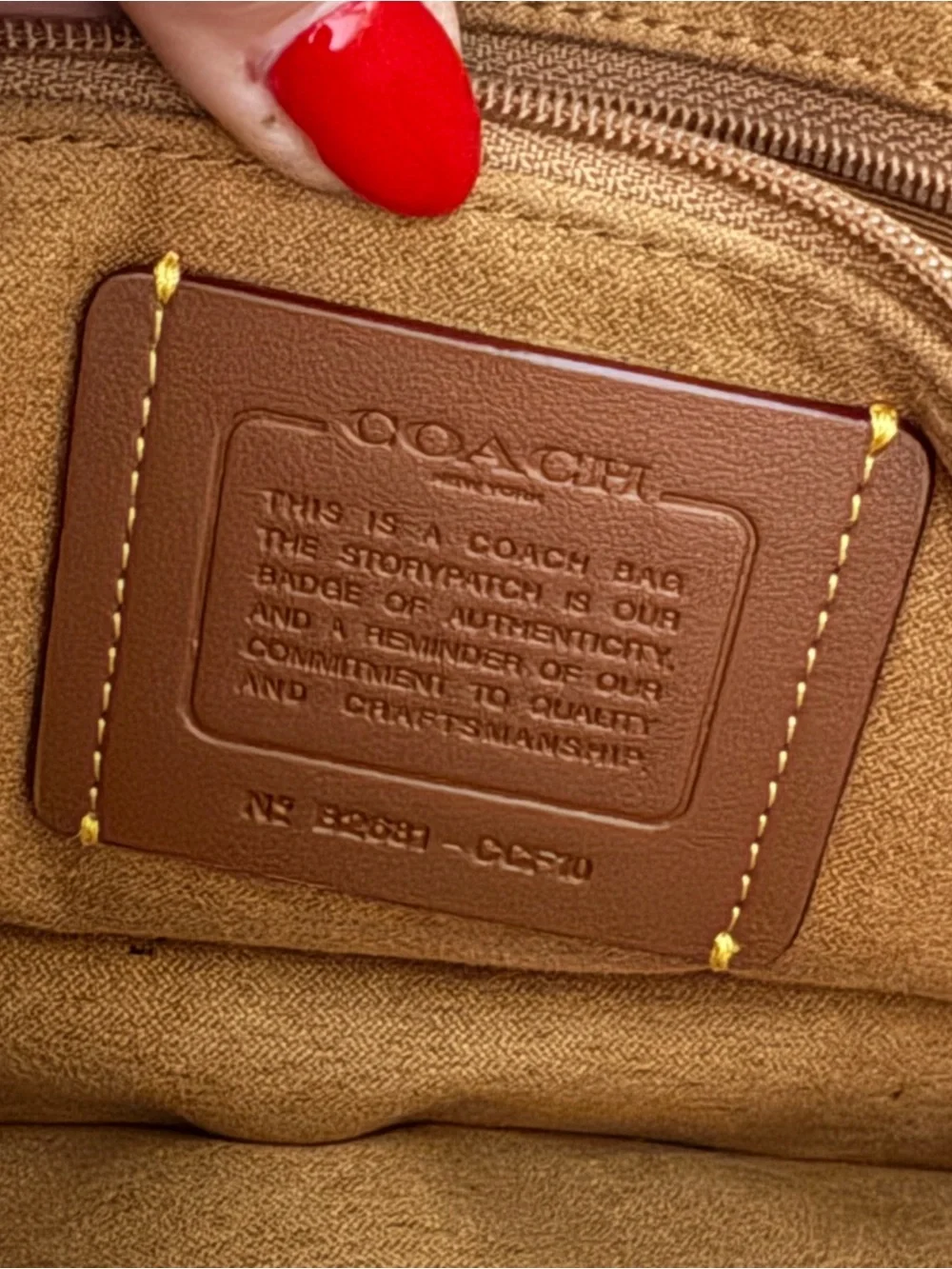 COACH large Elodie Black & Brown Signature Leather Shoulder Bag